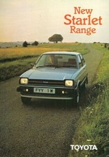Toyota Starlet 1980-1981 UK Market Sales Brochure 1.0 GL, 1.2 GL & S 3-dr & 5-dr