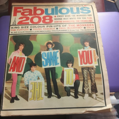 Fabulous 208 mag aug 1967 - 208,