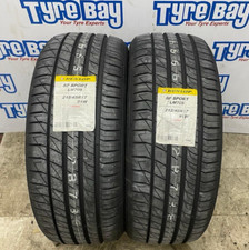 NEW 2X 215/45/17 91W DUNLOP SP