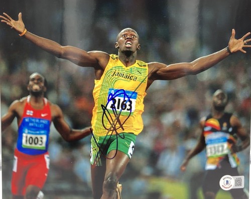 Usain bolt signed autographed - usain,