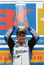 World Superbikes Leon Haslam Hand Signed Photo 12x8" AA