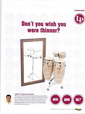 2007 LP Latin Percussion Print Ad Compact Congas & Bongos.