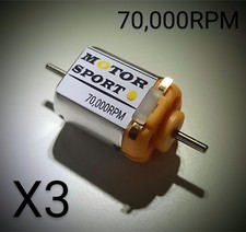X3 Scalextric Motor 70,000 RPM - Performance TUNED x1