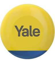 Yale Outdoor Siren Yellow | Up to 100dB Adjustable Siren | Flashing LED Lights |