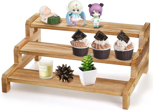Tier wooden cupcake - cupcake, display