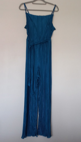 Shein blue pleated plisse - shein,