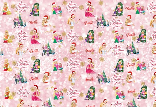 Personalised barbie wrapping - barbie,