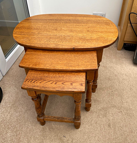 Solid oak nesting - nesting, 3pc