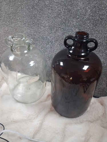Vintage amber2x glass demijohn - amber2x,
