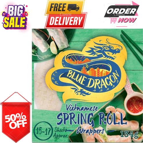 Blue dragon vietnamese spring - blue,