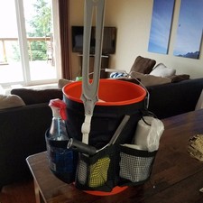 1-Fishing Bucket Organizer For 5 Gallon Bucket Ice Fishing Bucket Tool EGGU