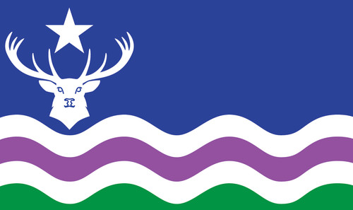 Exmoor flag self adhesive - exmoor,
