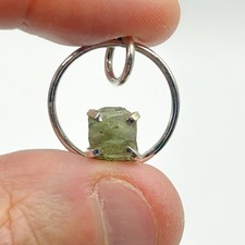 Moldavite Sterling Silver