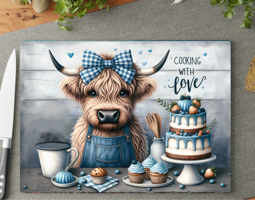 Worktop saver highland cow - worktop,