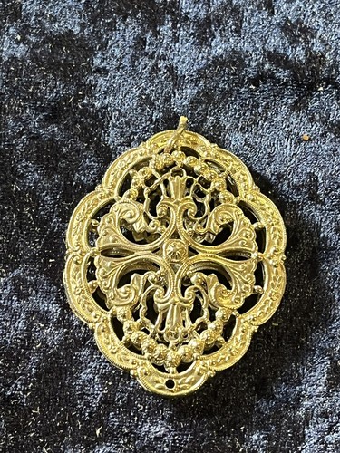 Art noveau pendant silver - art,