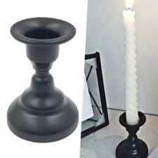 2x Iron Candles Stick Holder Candle Stand Simple Candle Holder for Pillar