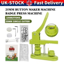 25mm Button Maker Machine
