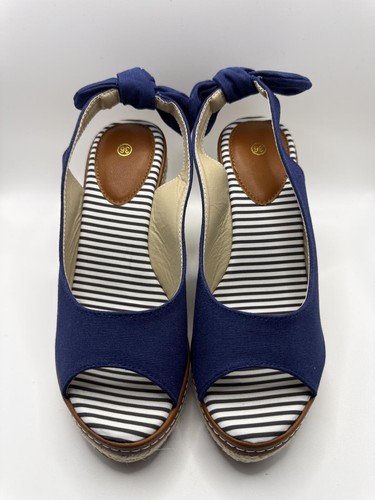 New navy blue peep - peep, toe