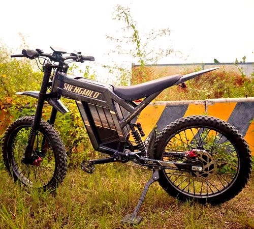 Powerful mountain bike - e-mountain, 19"