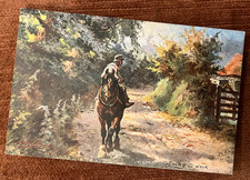Antique postcard artist - , harry