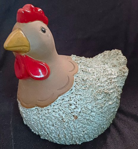 Ceramic chicken hen art - hen,,
