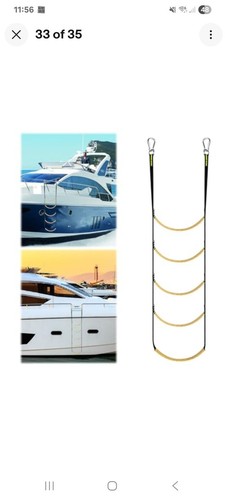 Temporary boarding rope - rope, ladder