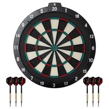 Ruthless | Soft Tip Dartboard | Safe Plastic Tip Darts x 2 Sets Included