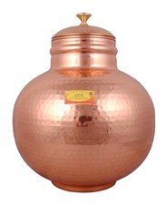 8 LTR Heavy Copper Water Matka/Pot/Jar/Water Dispenser with Pure Copper(8000ml)