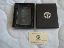 BOXED MAN UNITED V SWANSEA CITY ANDERS LINDEGAARD PAPERWEIGHT 6th MAY 2012 