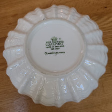 Vintage White Trinket Dish Coalport Wedgewood Fine China Shell Dish Sea Urchin