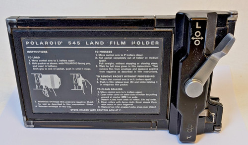 Polaroid 545 land film holder - film,