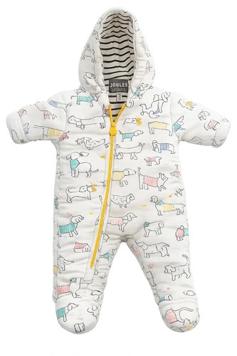 Joules baby snowsuit pramsuit - baby,