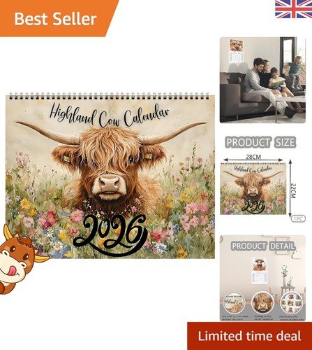 2026 highland cow wall art - 2026,