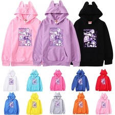 Girls Demon Hoodie Long Sleeve