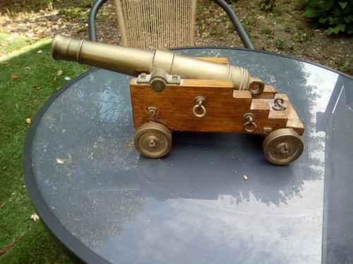 Vintage wood brass - wood/brass, handmade