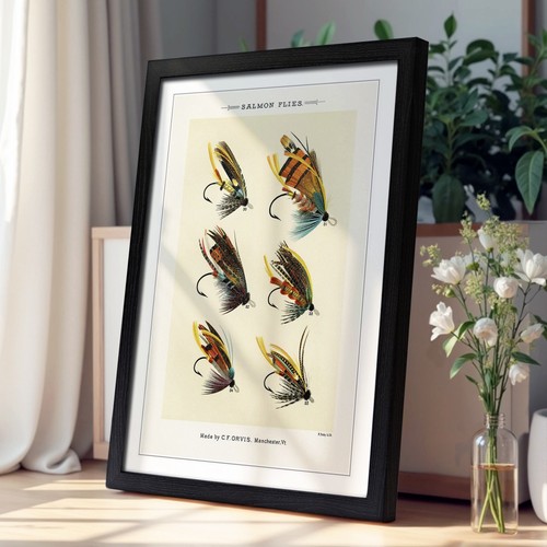 Salmon fishing flies version - version, 1