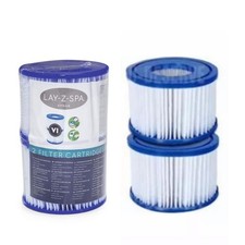 New 2x Bestway Lazy Spa Filter VI Cartridge Size 6 Miami Vegas Paris Monaco LayZ