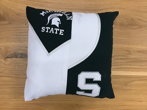 Spartan marching band pillow - band,