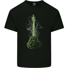 Green Guitar Tree Guitarist