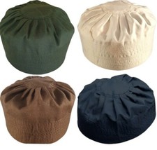 Muslim Prayer Hat Black White