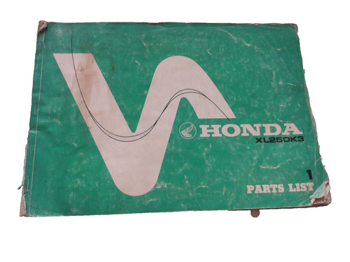 Genuine honda xl250k3 parts - honda,