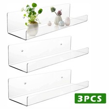 Set of 3 Clear Acrylic