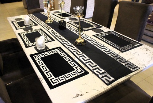 Luxury velvet table runner - table,