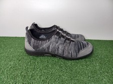 Marks & Spencer Grey Fabric Slip On Memory Foam Active Trainers Size UK 8 Woman