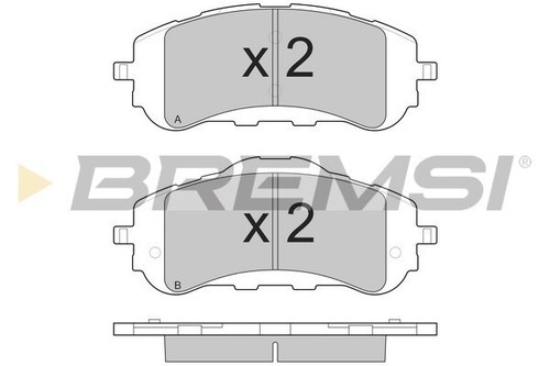 Front brake pads - front,