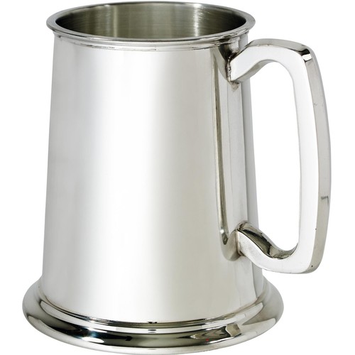 Pewter glass bottom - glass,