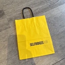 Selfridges yellow small paper - yellow,