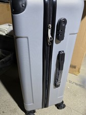 3 Piece Luggage Set Travel Bags Stripe Cabin Carry Hard Shell Suitcases Set UK