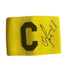 OWEN FARRELL Hand Signed Captains Armband - England & Saracens - PROOF + COA 