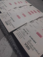 UK Book Of 20 Unused Tax Discs